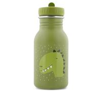 TRIXIE - Botella para niños de acero inoxidable 350 ml - Mr. Dino (Dinosaurio), Verde