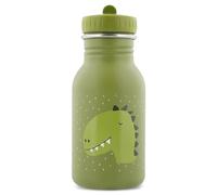 TRIXIE - Botella para niños de acero inoxidable 350 ml - Mr. Dino (Dinosaurio), Verde