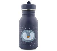 Trixie - Botella para niños de acero inoxidable 350 ml - Mr. Pingüino (Pingüino)