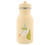 Trixie - Botella para niños de acero inoxidable 350 ml - Mrs. Unicorn (Unicornio), Blanco
