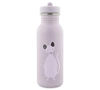 Trixie - Botella para niños de acero inoxidable, 500 ml, Mrs. Ratón
