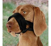 Bozal Lazo de Nylon para Entrenamiento de Perros Negro - Talla L