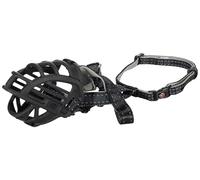 TRIXIE Bozal Flex, Silicona, S, Negro, Perro