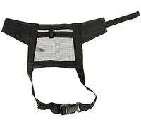 Trixie Bozal Nylon con malla cosida, S - M, Negro, Perro
