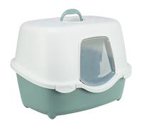 Trixie Caja De Arena Para Gatos Davio Top Verde/Blanco 56x39x39cm Cerrada