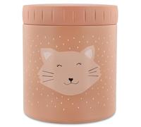 Trixie - Caja de comida isotérmica de acero inoxidable 500 ml - Envase de comida para almuerzo/merienda (Mrs. Cat (gato))