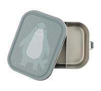 Trixie - Caja de comida para niños de acero inoxidable, tamaño grande (Mr. Shark)