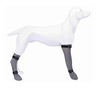 TRIXIE Calcetines Protectores, Silicona, S, 6 cm/30 cm, Gris, Perro