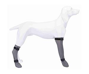 TRIXIE Calcetines Protectores, Silicona, S, 6 cm/30 cm, Gris, Perro