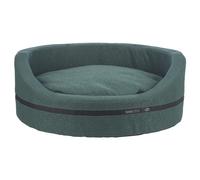 TRIXIE Cama CityStyle, Oval, 65 x 55 cm, Verde Oscuro