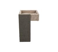 TRIXIE Cama Estanterías, Superficie Rascadora, 33 × 48 × 37 cm, Gris claro, Gato