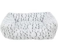 TRIXIE Cama Mila, Blanco-Gris, 80 x 60 cm