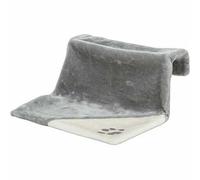 Trixie Cama para radiador para gatos y perros de felpa 45×24×31 cm, gris