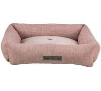 TRIXIE Cama Viviana, 60 × 50 cm, Rosa | Cama suave y acogedora, lavable - para perros pequeños, cojín integrado y base antideslizante