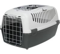 Trixie Capri III Open Top Caja de Transporte, 40 × 38 × 61 cm, 2,5 kg, Color Gris Claro/Gris