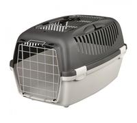 Trixie capri transportín con techo abatible gris para mascotas