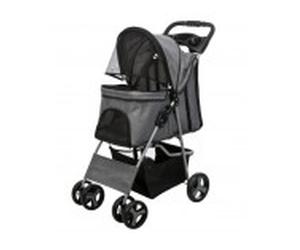 Trixie carricoche perro 4 ruedas gris