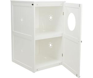 Trixie Casa para Gatos con 2 Pisos, 53 × 90 × 58 cm, Blan