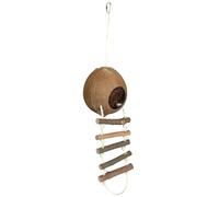 TRIXIE Casita de Coco para Hámsters, Sencillo, 13 x 56 cm, Pequeños Mamíferos