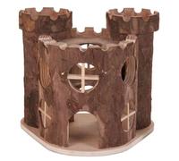 Castillo MATTI en madera natural para hámsters