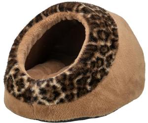 Trixie Cat Cave Leo Soft Edition, 35 × 26 × 41 cm, acogedora Cama para Gatos con cojín Reversible extraíble - 374247
