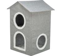 Trixie Cat Cave Nora Soft Edition, 47 × 67 × 47 cm, acogedora Cama para Gatos de Dos Niveles - 363111