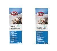 Trixie Catnip Burbujas de Jabón | Paquete Doble | 2 x 120 ml | Burbujas de jabón Que Pueden estimular el Juego | Contiene extracto de Hierba gatera para estimular el Instinto de Juego