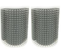 Trixie Cepillo Masaje para Esquinas, Gato, 8x13 cm, Gris (Paquete de 2)