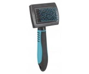 Trixie cepillo masaje perro cerdas nylon 7×16 cm