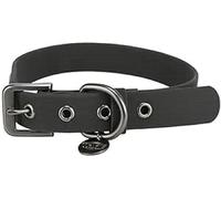 TRIXIE CityStyle Collar, PVC, M-L 40-47 cm, 25 mm, Negro
