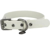 TRIXIE CityStyle Collar, PVC, S-M 30-37 cm, 20 mm G, Claro | PVC meticuloso, impermeable y fácil de limpiar, ajustable, fácil de limpiar e ideal para cualquier condición meteorológica