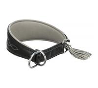 Collar de cuero para perro Galgo - Tamaño: XS | Color del Producto: Negro