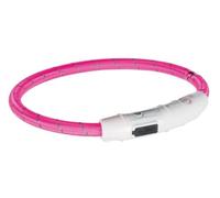Trixie Collar Aro Con Luz Flash Usb Para Perros Rosa Xs-S