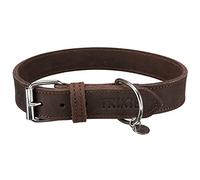 TRIXIE Collar de cuero engrasado para Perros