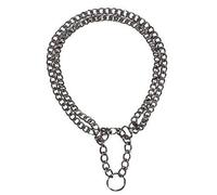 TRIXIE Collar de Educación Metal para Perros | Robusta cadena de eslabones cromada, 2 filas, inoxidable y duradera, fácil de limpiar, estable y cómoda para el día a día