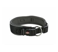Collar Premium, extra ancho 40-48 cm/40 mm negro/grafito