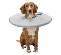 Trixie Collar veterinario isabelino flexible poliéster gris L/XL para perro