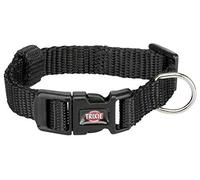TRIXIE Collar, XXS-XS, 15-25 cm, 10 mm, Negro