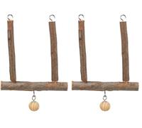 TRIXIE Columpio Natural Living con Bola para Pájaros (Paquete de 2)