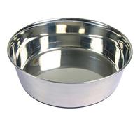 Trixie Comedero Acero INOX, Base Caucho 1.0 l, ø17 cm