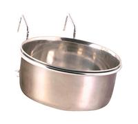 TRIXIE Comedero Acero Inox con Enganche para Pájaros