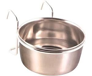 TRIXIE Comedero Acero Inox con Enganche para Pájaros