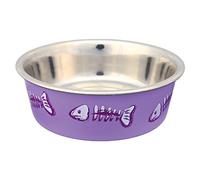 TRIXIE Comedero Acero Inoxidable para Gatos | Diseño ergonómico y resistente. Ideal para uso diario. Confort y seguridad garantizados.
