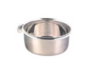 Trixie comedero/bebedero aces acero con gancho palomilla 0.6 litros