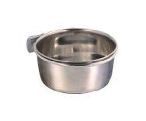 Trixie comedero/bebedero aves acero con gancho palomilla 0.3 litros