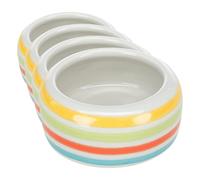 TRIXIE Comedero Cerám, para Conejos, 50 ml, ø8 cm (Paquete de 4)