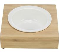 TRIXIE Comedero cerámica, Bamboo 0, 25l, ø12 cm, 15 x 5 x 15 cm