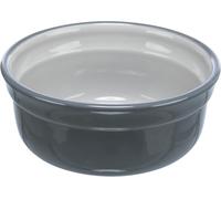 Trixie Comedero Cerámica, Gris/Gris Claro, 1,6 l/ø 20 cm
