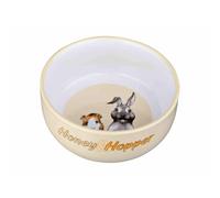 TRIXIE Comedero Cerámica Honey & Hopper para Pequeños Mamíferos