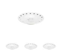 Trixie Comedero Cerámico Razas Hocico Corto,ø15cm, Blanco (Paquete de 4)